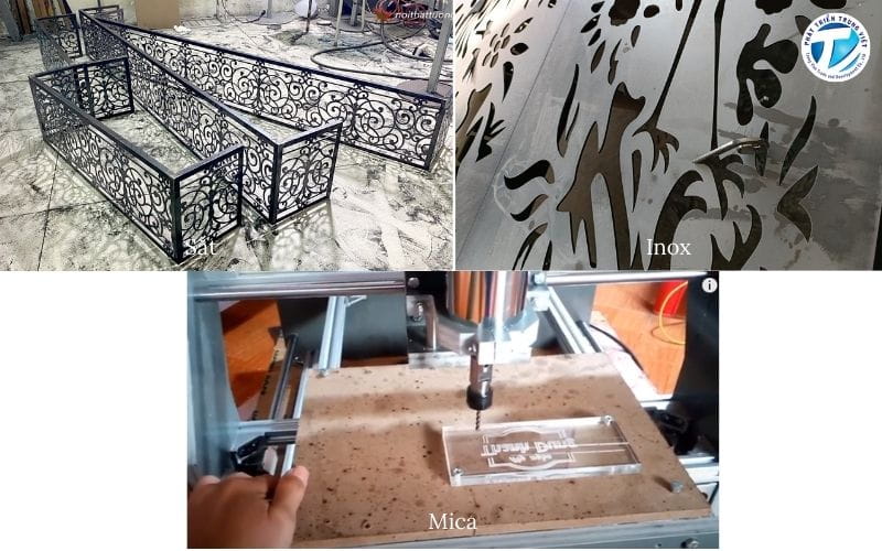 Các loại vật liệu ứng dụng cắt CNC phổ biến